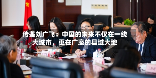 传鉴刘广飞：中国的未来不仅在一线大城市，更在广袤的县域大地-第3张图片