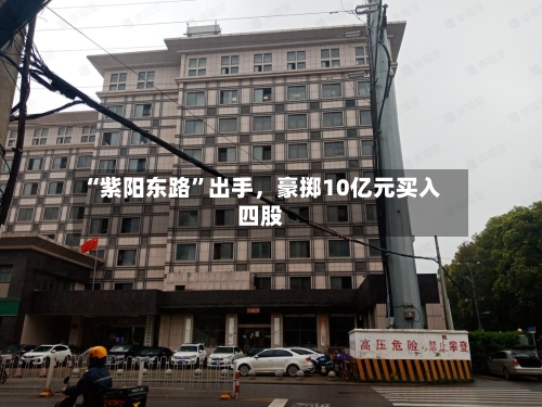 “紫阳东路	”出手，豪掷10亿元买入四股-第3张图片