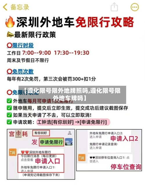 【遵化限号限外地牌照吗,遵化限号限外地车牌吗】-第2张图片