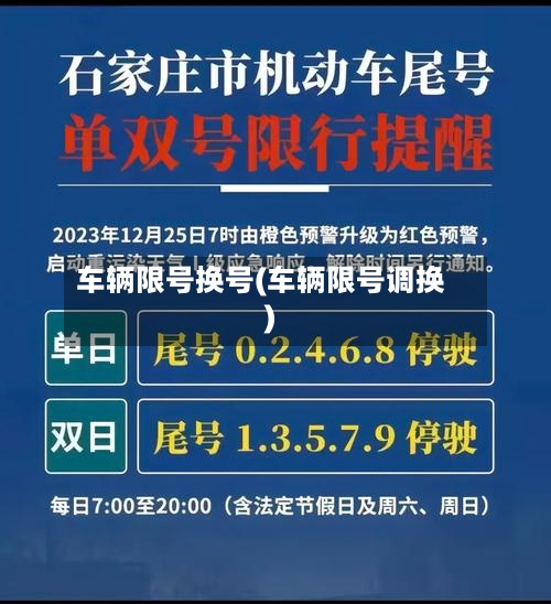 车辆限号换号(车辆限号调换)-第1张图片