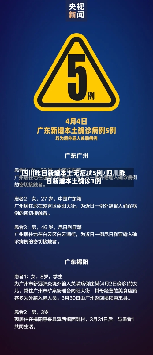 四川昨日新增本土无症状5例/四川昨日新增本土确诊1例-第2张图片