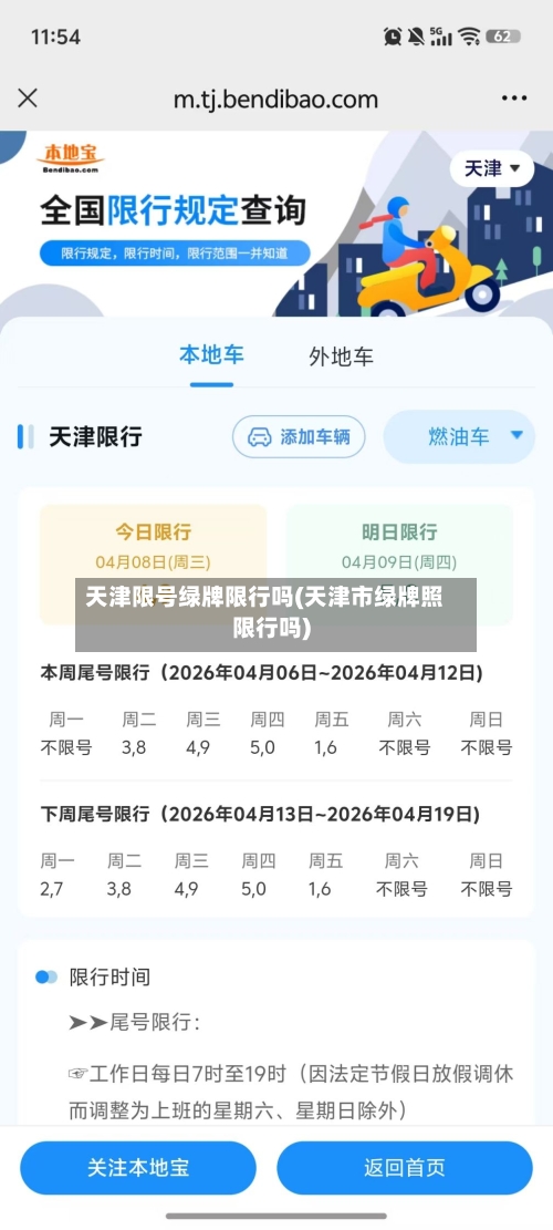 天津限号绿牌限行吗(天津市绿牌照限行吗)
