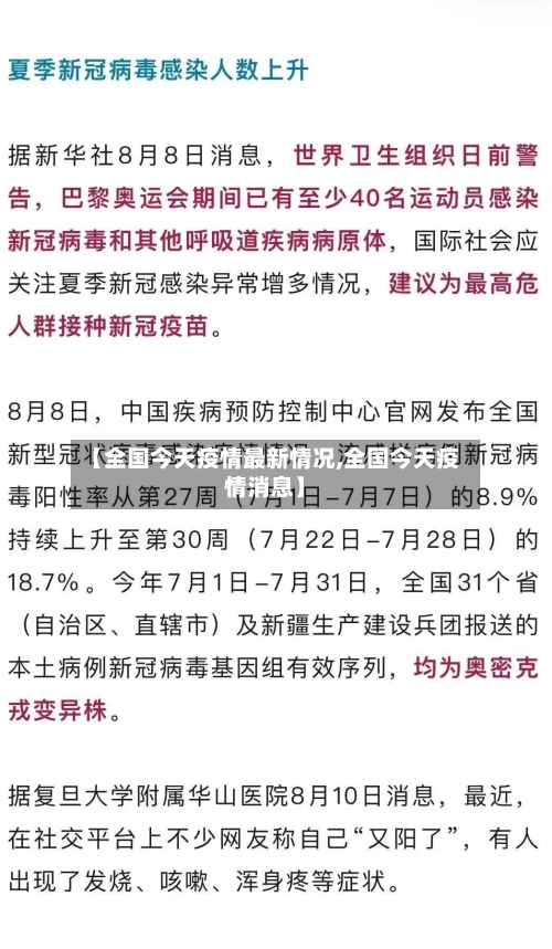 【全国今天疫情最新情况,全国今天疫情消息】-第2张图片