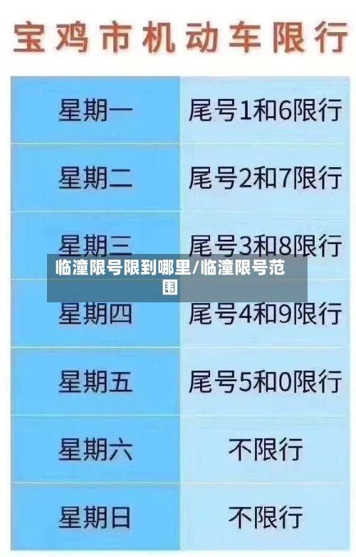 临潼限号限到哪里/临潼限号范围
