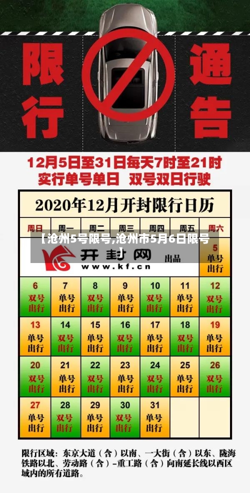 【沧州5号限号,沧州市5月6日限号】-第2张图片