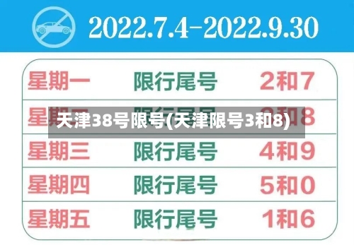 天津38号限号(天津限号3和8)-第2张图片