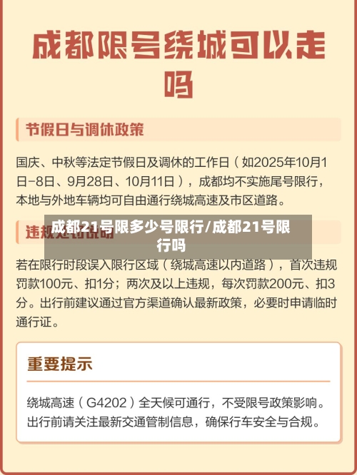 成都21号限多少号限行/成都21号限行吗