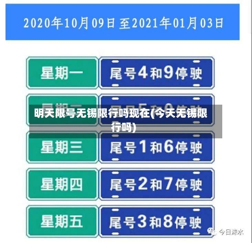 明天限号无锡限行吗现在(今天无锡限行吗)-第2张图片