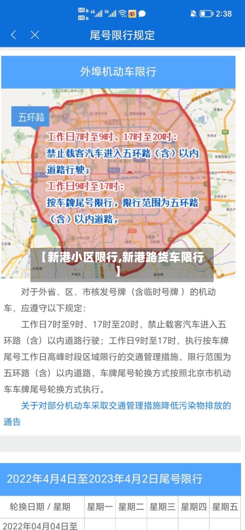 【新港小区限行,新港路货车限行】-第2张图片