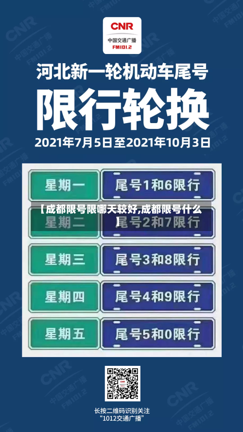【成都限号限哪天较好,成都限号什么】-第2张图片