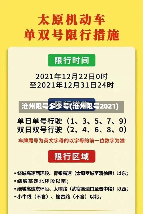 沧州限号多少号(沧州限号2021)