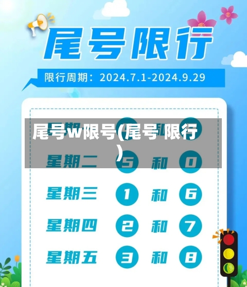 尾号w限号(尾号 限行)-第2张图片