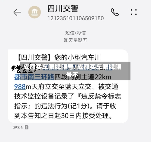 成都买车限牌限号/成都买车限牌限号不-第3张图片