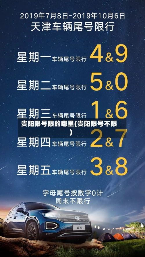 贵阳限号限的哪里(贵阳限号不限)