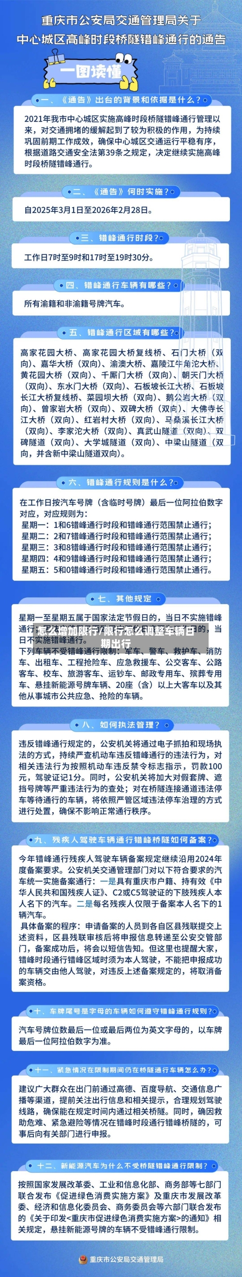 怎么增加限行/限行怎么调整车辆日期出行