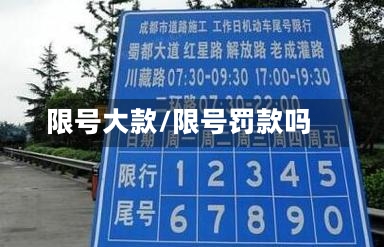 限号大款/限号罚款吗-第2张图片