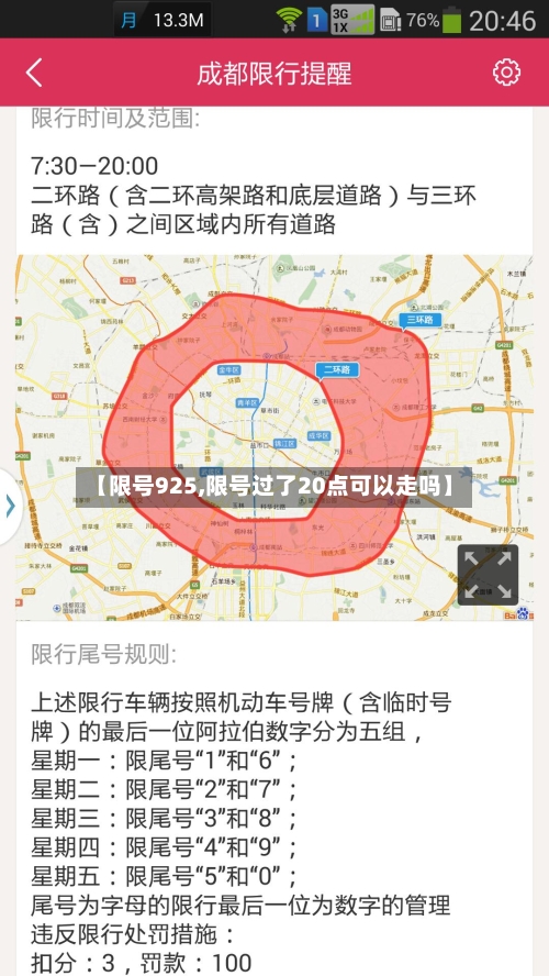 【限号925,限号过了20点可以走吗】