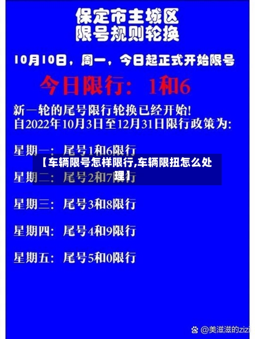 【车辆限号怎样限行,车辆限扭怎么处理】-第2张图片