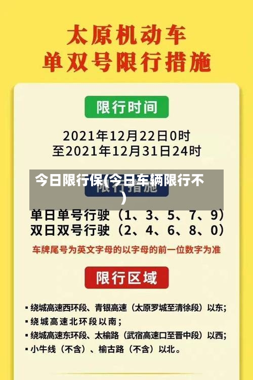 今日限行保(今日车辆限行不)