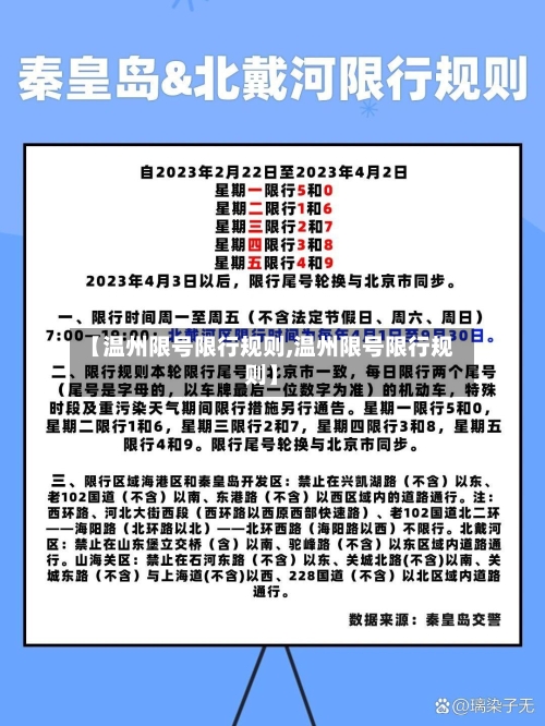 【温州限号限行规则,温州限号限行规则】
