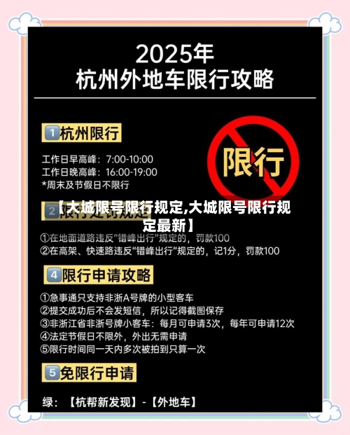 【大城限号限行规定,大城限号限行规定最新】