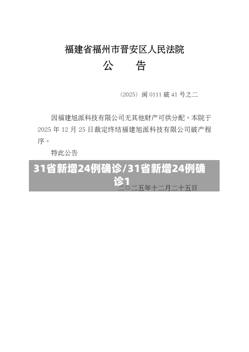 31省新增24例确诊/31省新增24例确诊1
