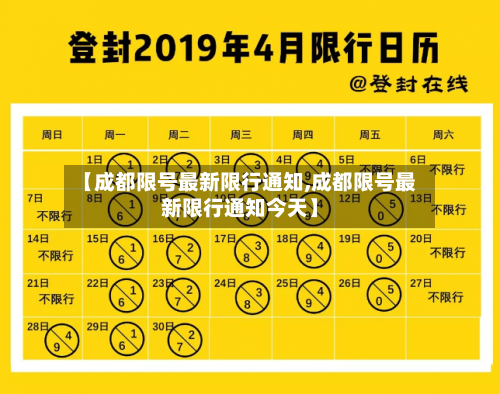 【成都限号最新限行通知,成都限号最新限行通知今天】