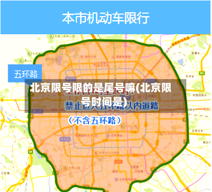 北京限号限的是尾号嘛(北京限号时间是)-第3张图片