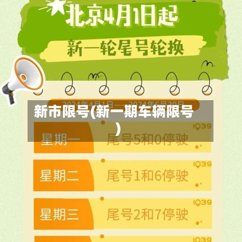 新市限号(新一期车辆限号)-第3张图片