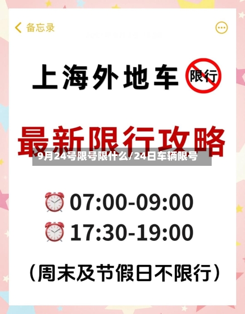 9月24号限号限什么/24日车辆限号