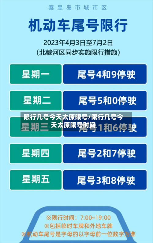 限行几号今天太原限号/限行几号今天太原限号时间