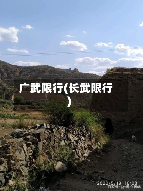 广武限行(长武限行)-第2张图片