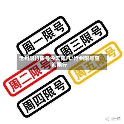 沧州限行限号今天限几/沧州限号查询限行-第3张图片