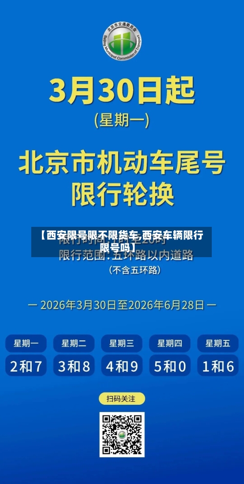 【西安限号限不限货车,西安车辆限行限号吗】-第2张图片