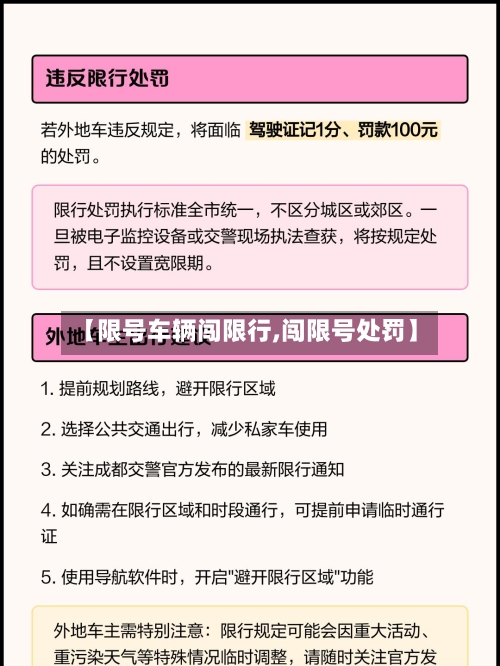 【限号车辆闯限行,闯限号处罚】