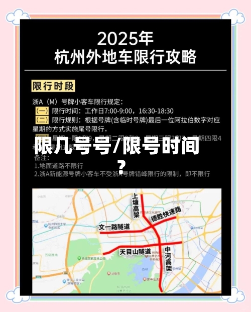 限几号号/限号时间?