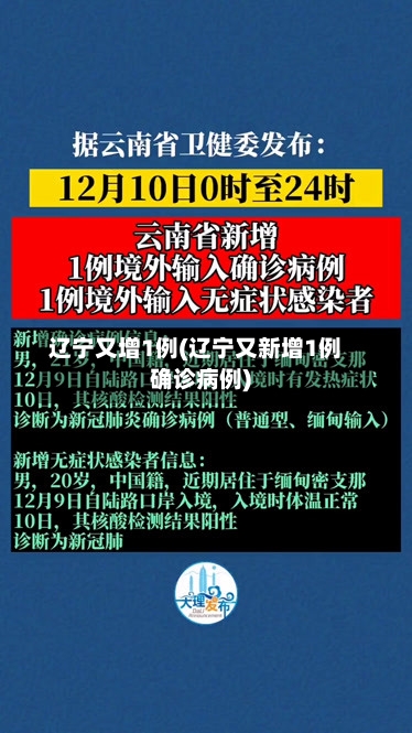 辽宁又增1例(辽宁又新增1例确诊病例)