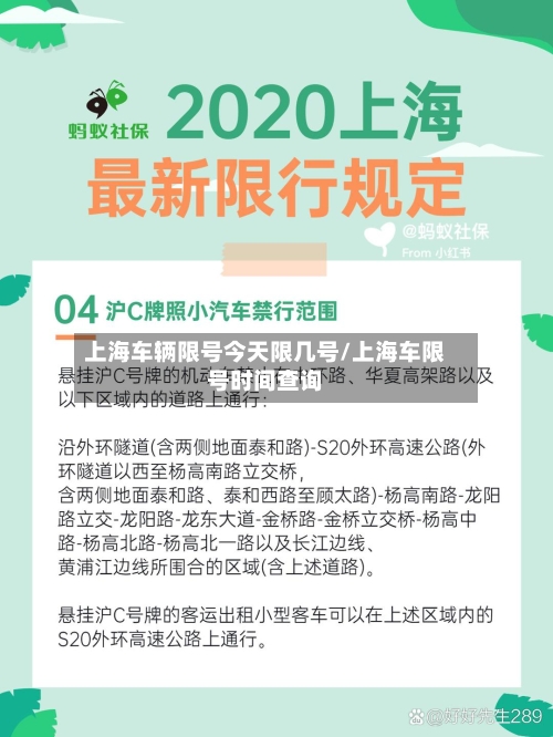 上海车辆限号今天限几号/上海车限号时间查询-第2张图片