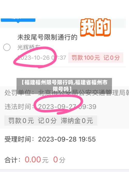 【福建福州限号限行吗,福建省福州市限号吗】-第3张图片