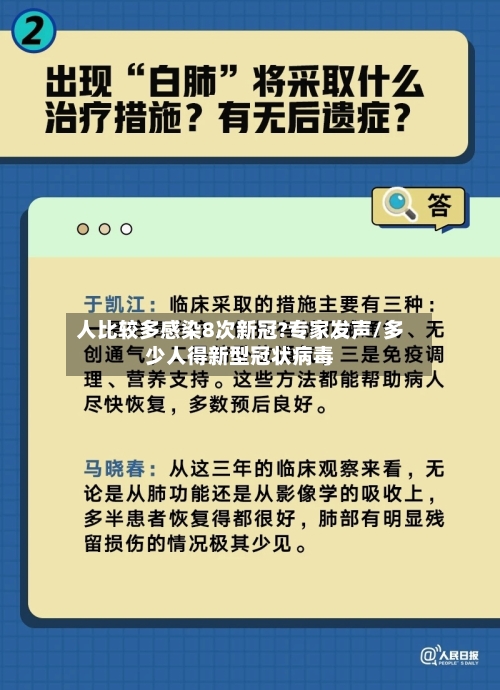 人比较多感染8次新冠?专家发声/多少人得新型冠状病毒
