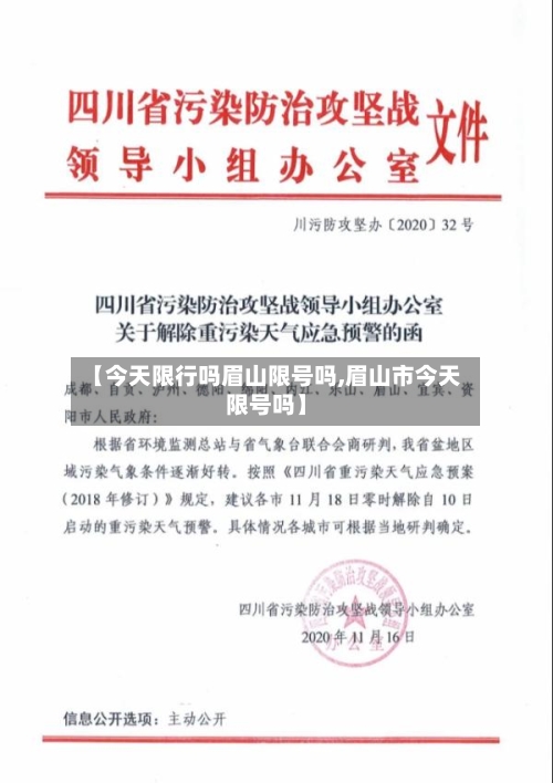 【今天限行吗眉山限号吗,眉山市今天限号吗】-第3张图片