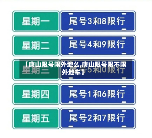 【唐山限号限外地么,唐山限号限不限外地车】