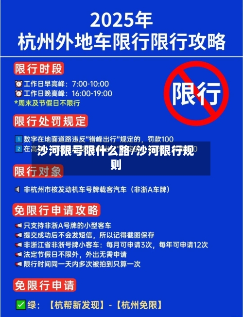 沙河限号限什么路/沙河限行规则-第2张图片