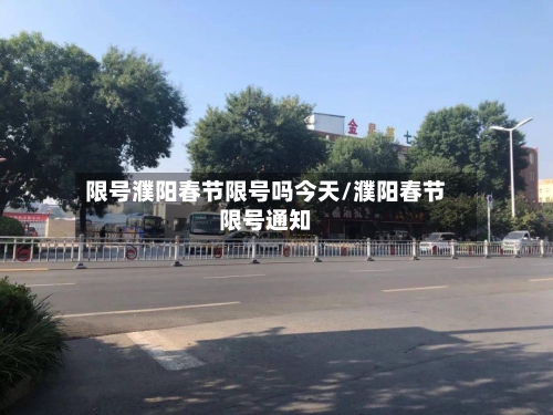 限号濮阳春节限号吗今天/濮阳春节限号通知-第3张图片