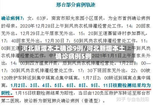 河北新增本土确诊9例/河北新增本土确诊病例5例-第3张图片