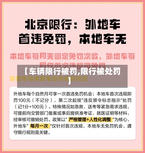 【车辆限行被罚,限行被处罚】-第2张图片