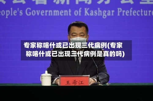 专家称喀什或已出现三代病例(专家称喀什或已出现三代病例是真的吗)-第3张图片