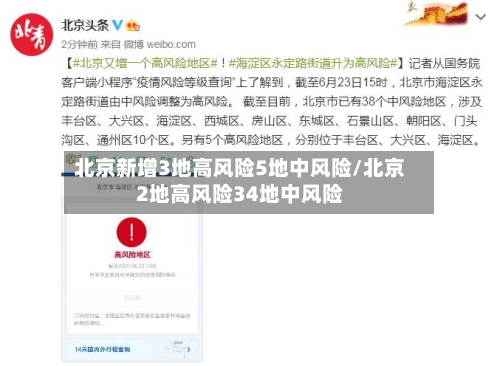 北京新增3地高风险5地中风险/北京2地高风险34地中风险-第2张图片