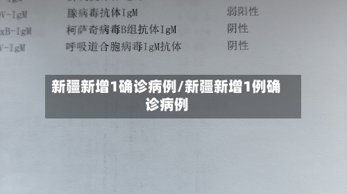 新疆新增1确诊病例/新疆新增1例确诊病例-第2张图片