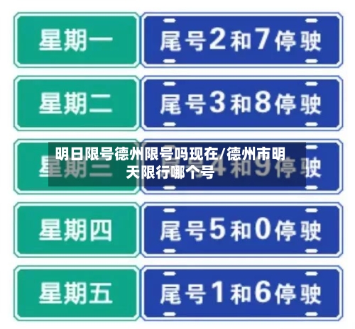 明日限号德州限号吗现在/德州市明天限行哪个号